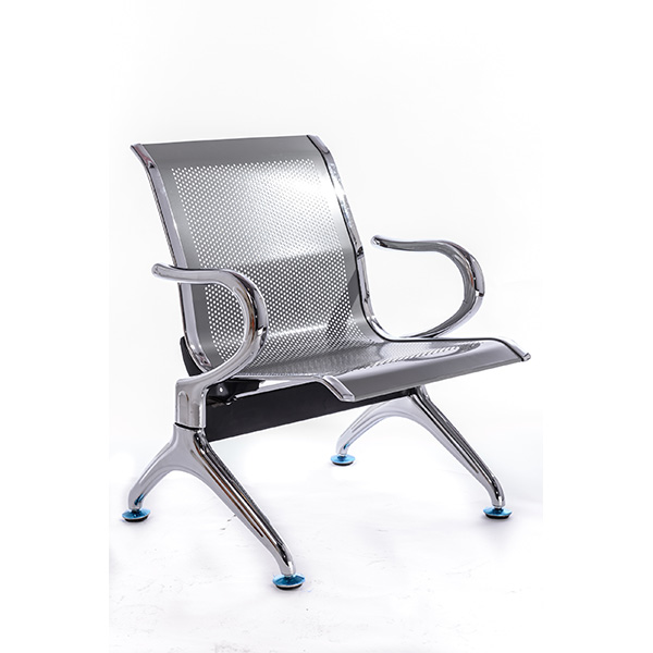 Banca asteptare metalic 1 loc, otel cromat - DH 501