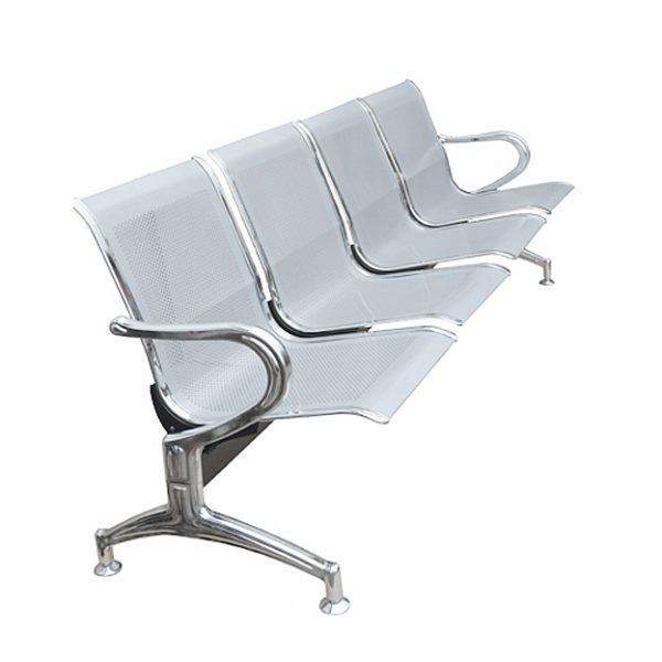 Banca-metalica-pentru-asteptare-cu-4-locuri-Gri-504-Decohouse.ro-Bancute